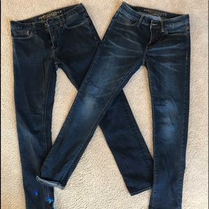 2 Pair American Eagle Jeans $25 for both $15 for 1